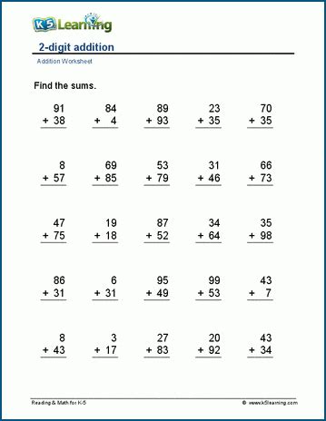 k5learning.com worksheets|Printable math worksheets from K5 Learning.